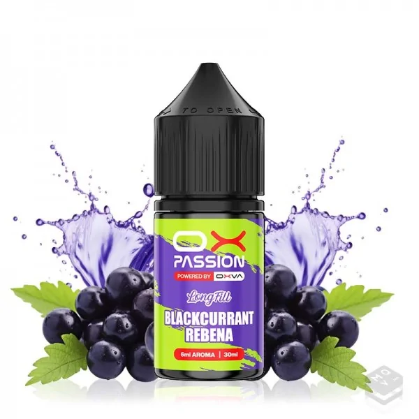 AROMA BLACKCURANT REBENA OXVA OX PASSION 6ML MINILONGFILL