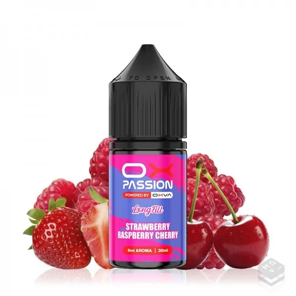 AROMA STRAWBERRY RASPBERRY CHERRY OXVA OX PASSION 6ML MINILONGFILL