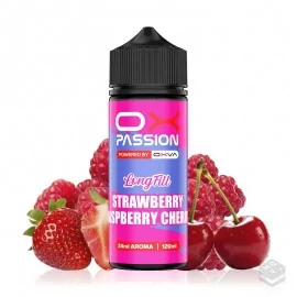 AROMA STRAWBERRY RASPBERRY CHERRY OXVA OX PASSION 24ML LONGFILL