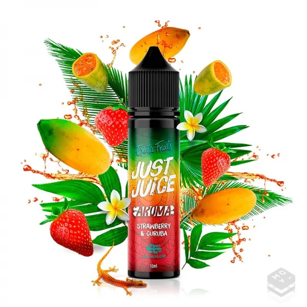AROMA EXOTIC FRUITS STRAWBERRY & CURUBA JUST JUICE 12ML LONGFILL