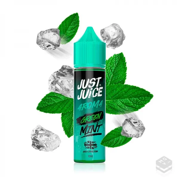 FLAVOUR GREEN MINT RANGE JUST JUICE 12ML LONGFILL