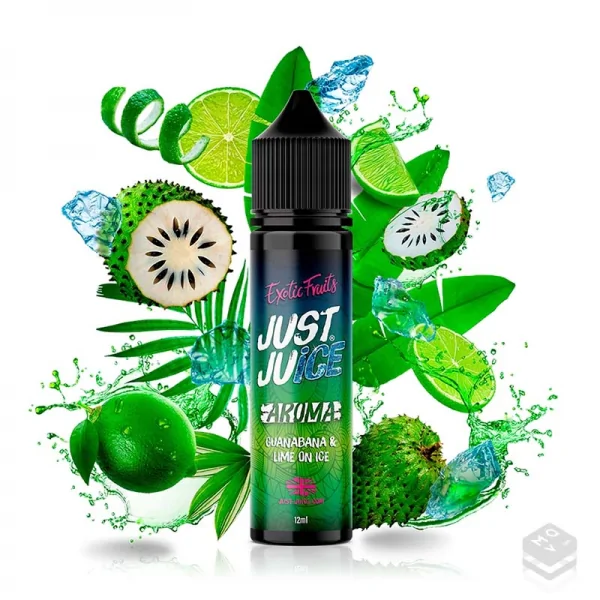 AROMA EXOTIC FRUITS GUANABANA LIME ICE JUST JUICE 12ML LONGFILL