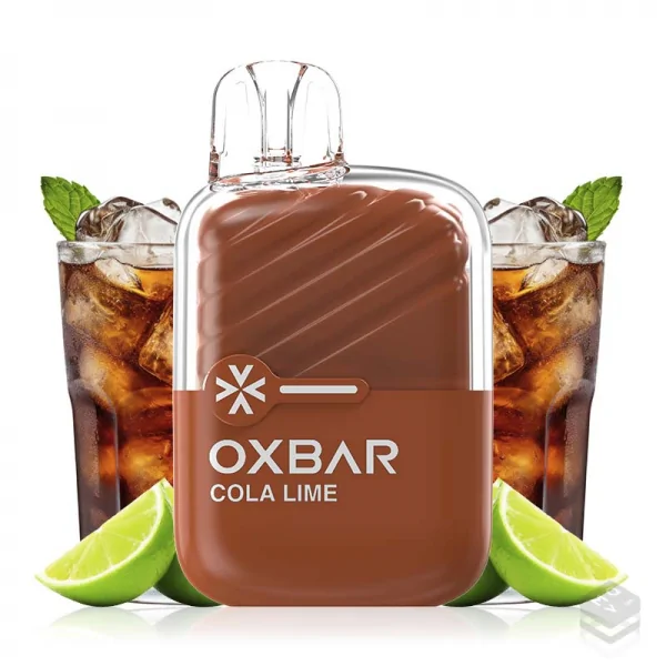 DISPOSABLE VAPE COLA LIME OXBAR 20MG 2ML