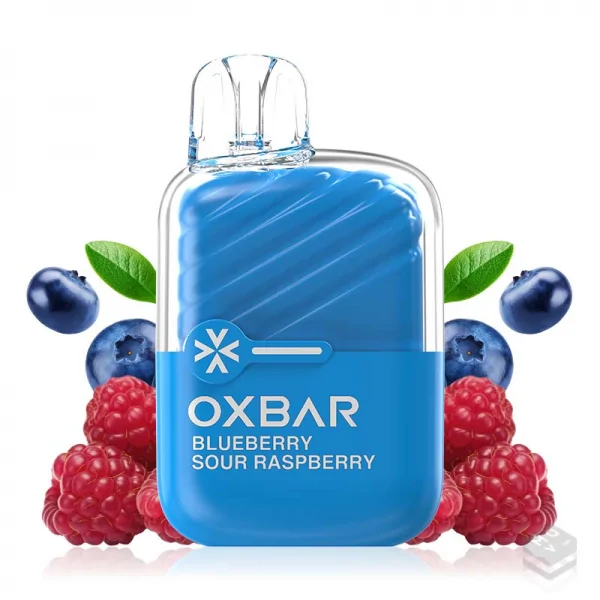 DISPOSABLE VAPE BLUEBERRY SOUR RASPBERRY OXBAR 20MG 2ML