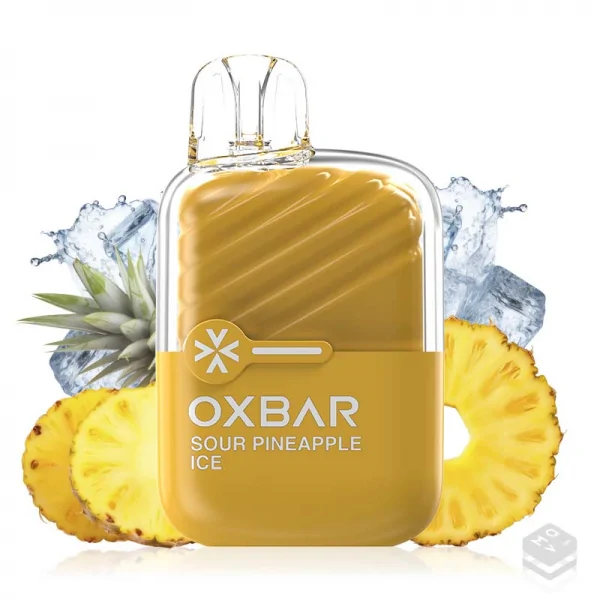 DISPOSABLE VAPE SOUR PINEAPPLE ICE OXBAR 20MG 2ML
