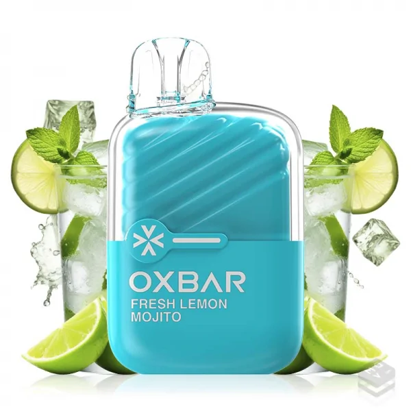 DISPOSABLE VAPE FRESH LEMON MOJITO OXBAR 20MG 2ML
