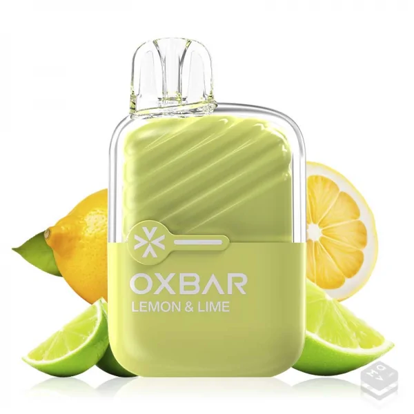 DISPOSABLE VAPE LEMON LIME OXBAR 20MG 2ML