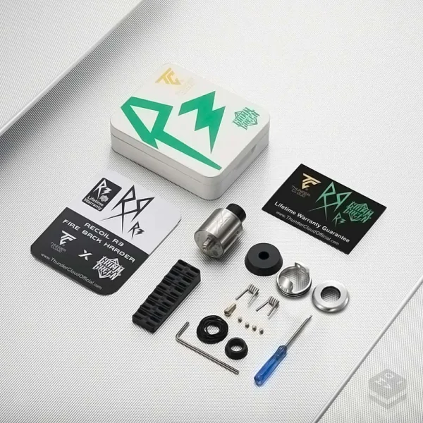 RECOIL R3 RDA GREEN BLACK EDITION THUNDERCLOUD X GRIMM GREEN