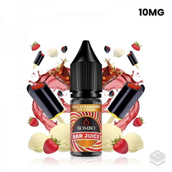 SALES DE NICOTINA COLA STRAWBERRY ICECREAM ICE BAR JUICE BY BOMBO 10ML