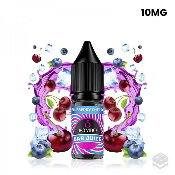 BLUEBERRY CHERRY ICE BAR JUICE BY BOMBO 10ML NICOTINE SALTS