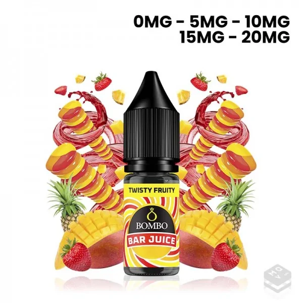 TWISTY FRUITY ICE BAR JUICE BY BOMBO 10ML NICOTINE SALTS