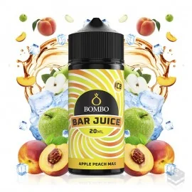 AROMA APPLE PEACH MAX ICE BAR JUICE BY BOMBO 20ML LONGFILL
