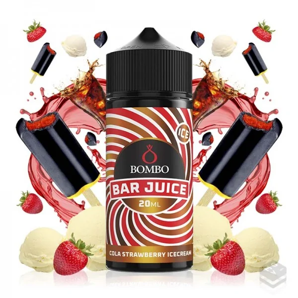 FLAVOUR COLA STRAWBERRY ICECREAM ICE BAR JUICE BY BOMBO 20ML LONGFILL