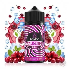 AROMA CRANBERRY CHERRY ICE BAR JUICE BY BOMBO 20ML LONGFILL