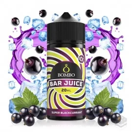 AROMA SUPER BLACKCURRANT ICE BAR JUICE BY BOMBO 20ML LONGFILL