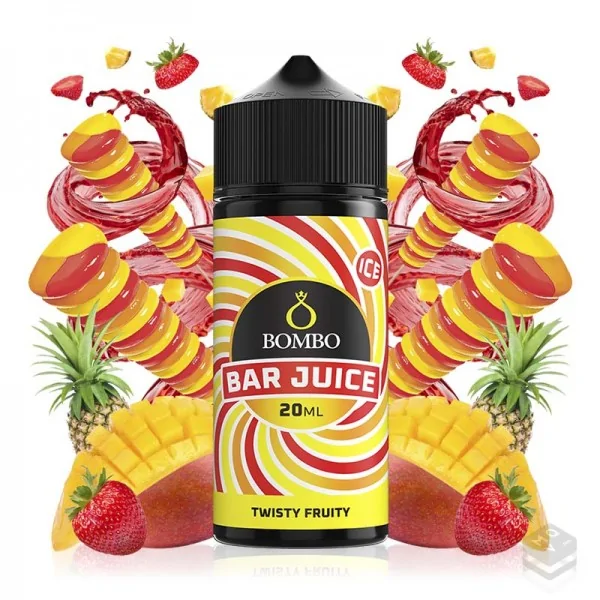 FLAVOUR TWISTY FRUITY ICE BAR JUICE BY BOMBO 20ML LONGFILL