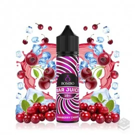 AROMA CRANBERRY CHERRY ICE BAR JUICE BY BOMBO 10ML LONGFILL