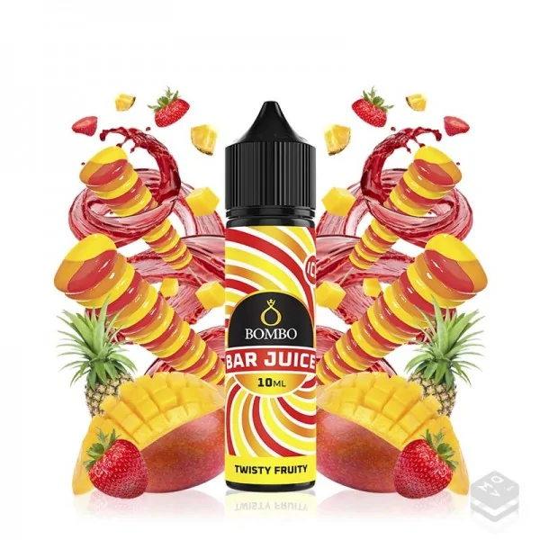 AROMA TWISTY FRUITY ICE BAR JUICE BY BOMBO 10ML LONGFILL