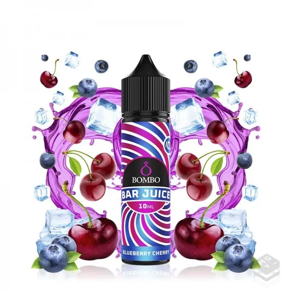 AROMA BLUEBERRY CHERRY ICE BAR JUICE BY BOMBO 10ML LONGFILL