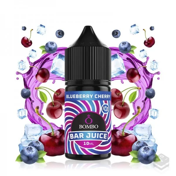 FLAVOUR BLUEBERRY CHERRY ICE BAR JUICE BY BOMBO 10ML MINILONGFILL