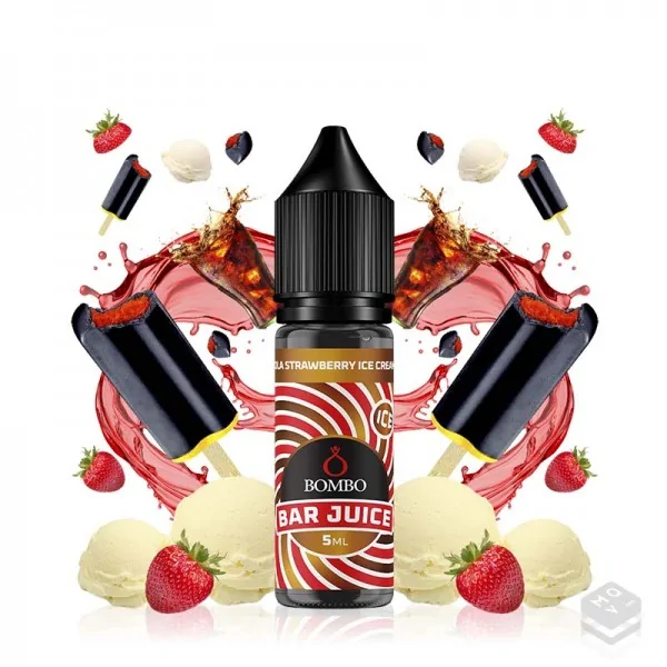 AROMA COLA STRAWBERRY ICECREAM ICE BAR JUICE BY BOMBO 5ML MINILONGFILL