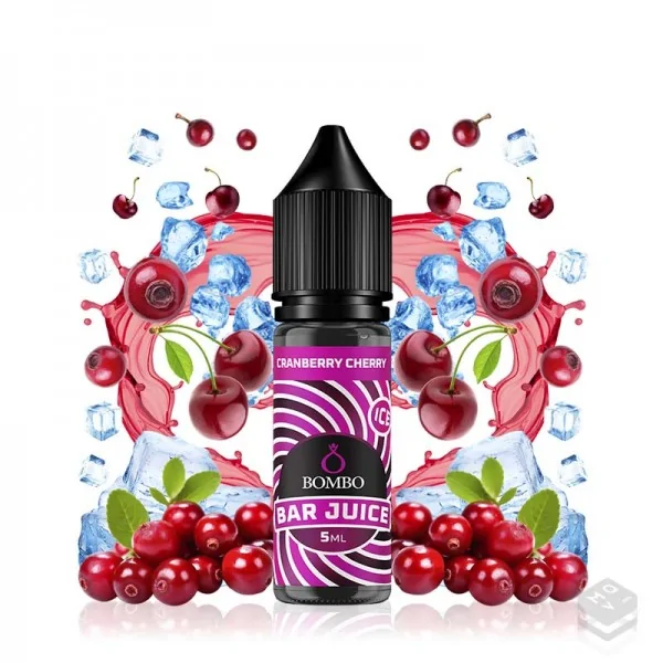 FLAVOUR CRANBERRY CHERRY ICE BAR JUICE BY BOMBO 5ML MINILONGFILL