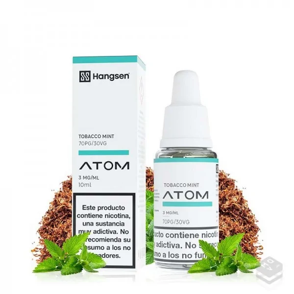 ELIQUID TOBACCO MINT HANGSEN ATOM 10ML VAPE
