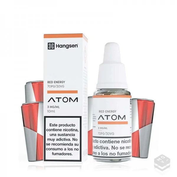 ELIQUID RED ENERGY HANGSEN ATOM 10ML VAPE