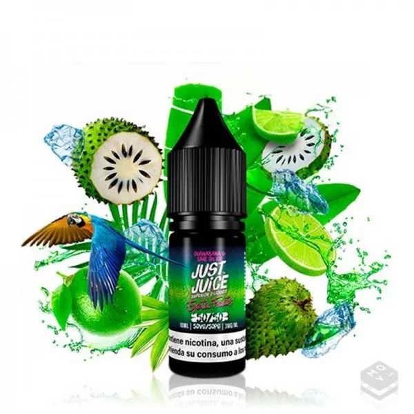 ELIQUID GUANABANA LIME ON ICE JUST JUICE 10ML VAPE