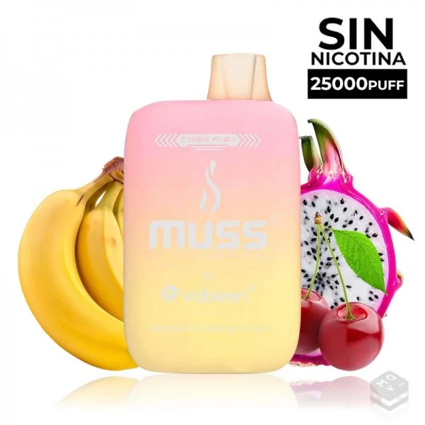 DISPOSABLE POD MUSS CYBER FLEX DRAGON FRUIT CHERRY BANANA 0MG 18ML
