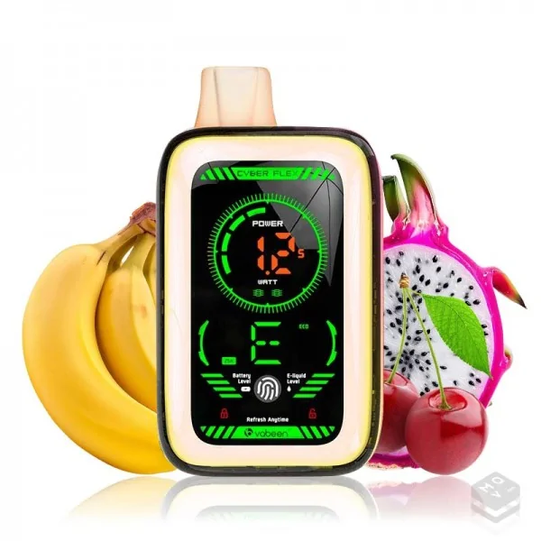 DISPOSABLE POD MUSS CYBER FLEX DRAGON FRUIT CHERRY BANANA 0MG 18ML