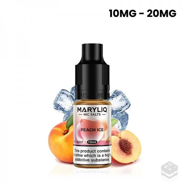 NIC SALTS PEACH ICE MARYLIQ BY LOST MARY 10ML