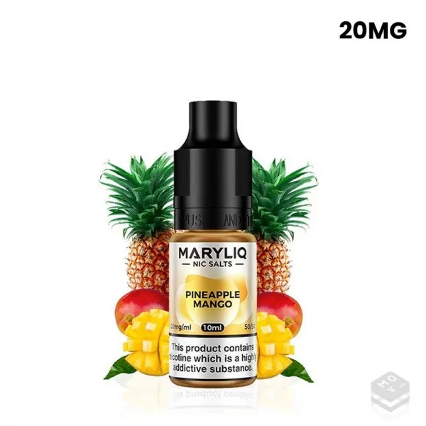 NIC SALTS PINEAPPLE MANGO MARYLIQ BY LOST MARY 10ML
