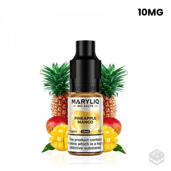 NIC SALTS PINEAPPLE MANGO MARYLIQ BY LOST MARY 10ML