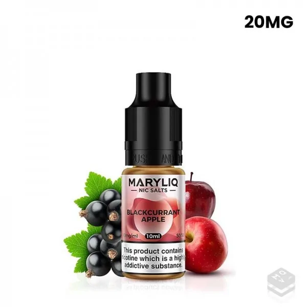 NIC SALTS BLACKCURRANT APPLE MARYLIQ BY LOST MARY 10ML