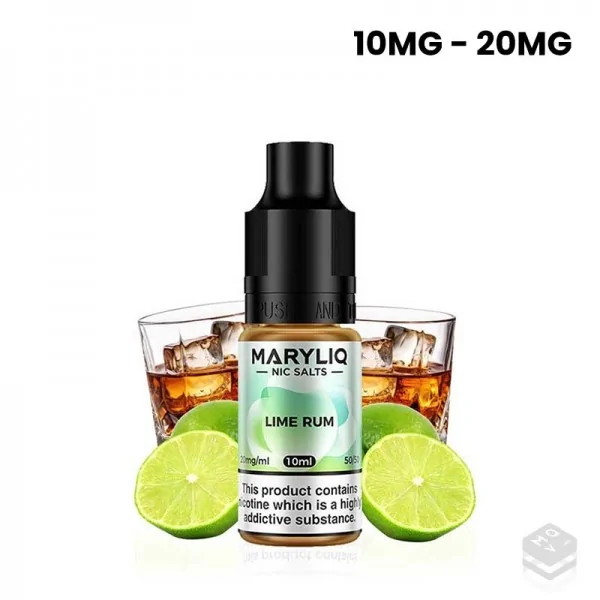 NIC SALTS LIME RUM MARYLIQ BY LOST MARY 10ML