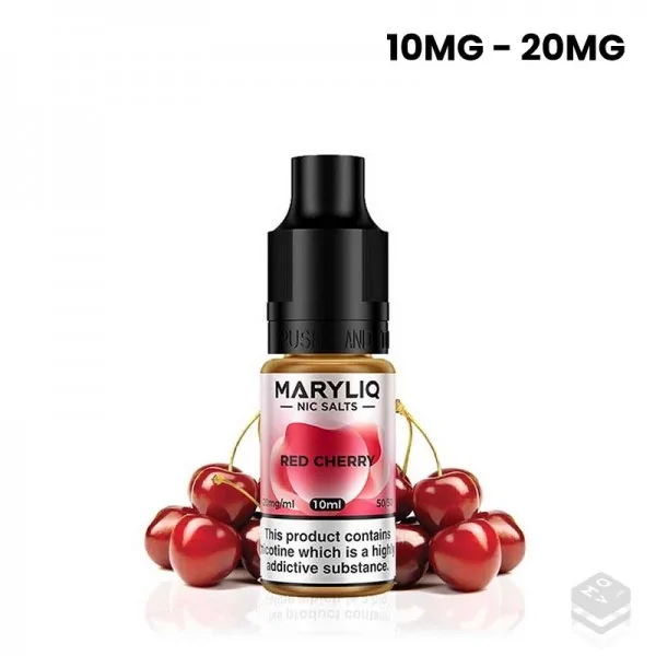 NIC SALTS RED CHERRY MARYLIQ BY LOST MARY 10ML
