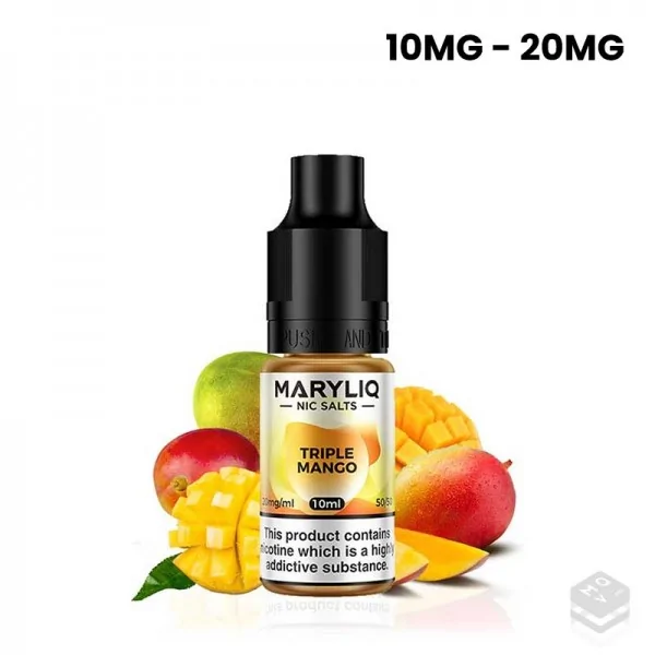 NIC SALTS TRIPLE MANGO MARYLIQ BY LOST MARY 10ML