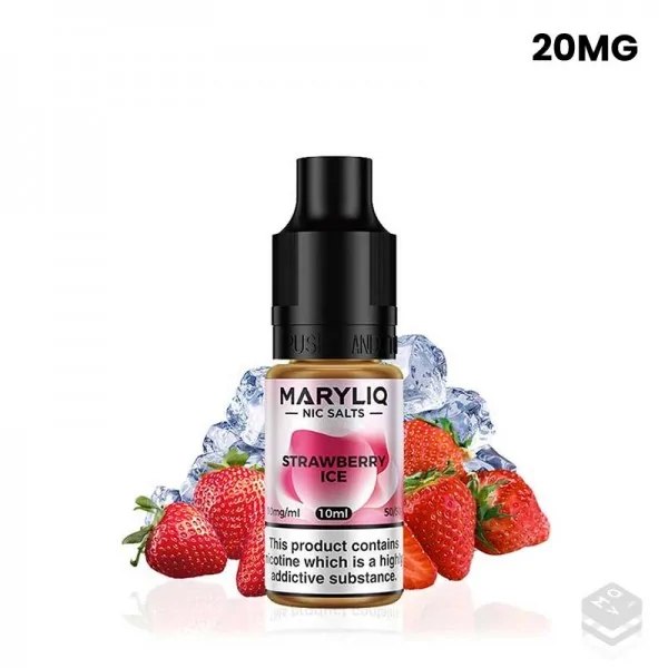 NIC SALTS STRAWBERRY ICE MARYLIQ BY LOST MARY 10ML