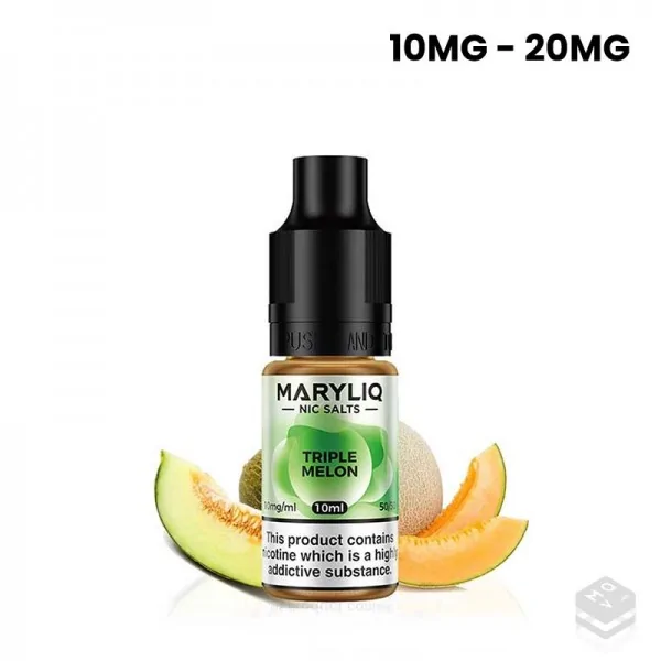NIC SALTS TRIPLE MELON MARYLIQ BY LOST MARY 10ML