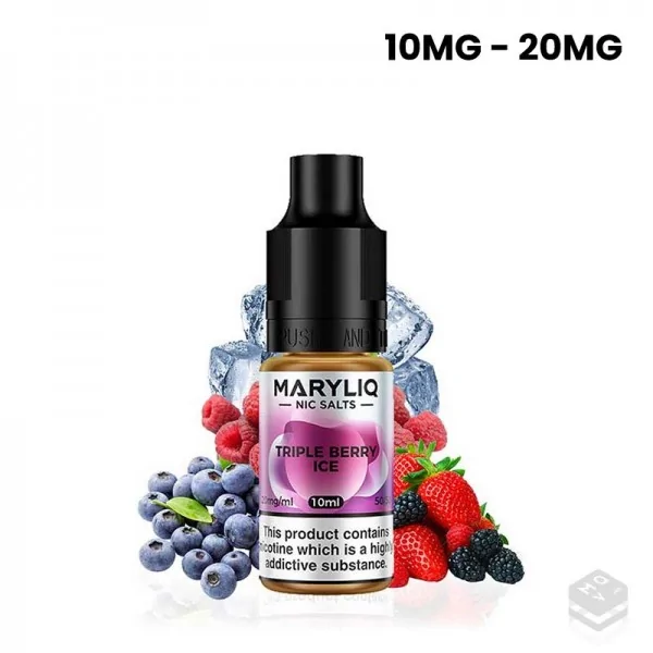 NIC SALTS TRIPLE BERRY ICE MARYLIQ BY LOST MARY 10ML
