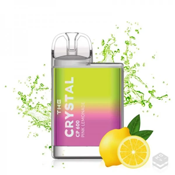 DISPOSABLE VAPE CRYSTAL PINK LEMONADE CP600 20MG 2ML
