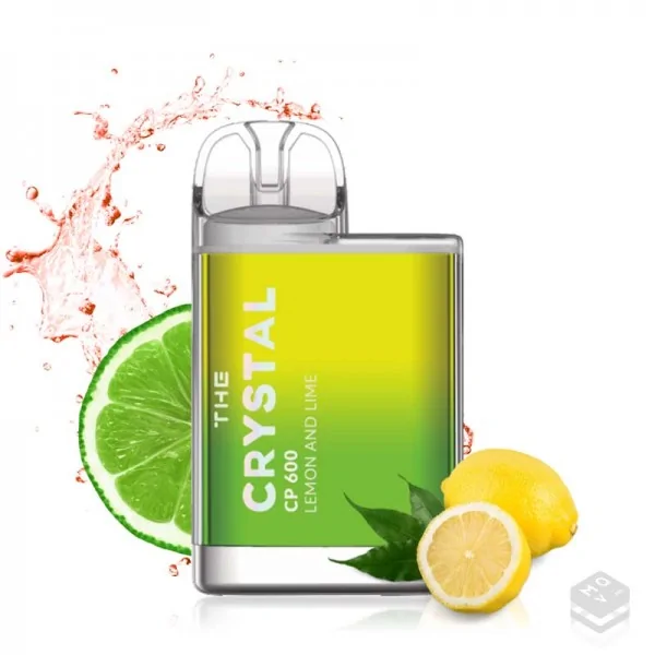 VAPER DESECHABLE CRYSTAL LEMON AND LIME CP600 20MG 2ML