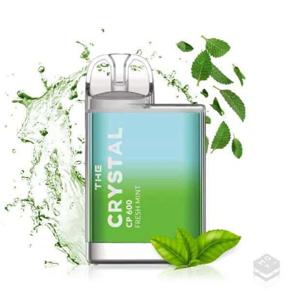 DISPOSABLE VAPE CRYSTAL FRESH MINT CP600 20MG 2ML