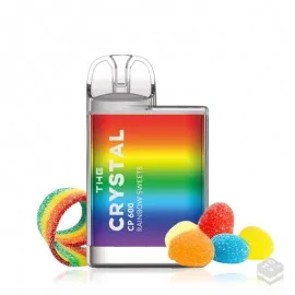 VAPER DESECHABLE CRYSTAL RAINBOW SWEETS CP600 20MG 2ML