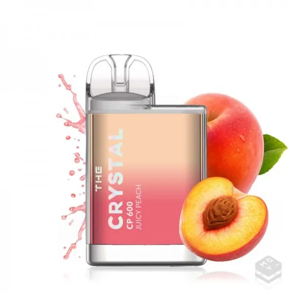 DISPOSABLE VAPE CRYSTAL JUICY PEACH CP600 20MG 2ML