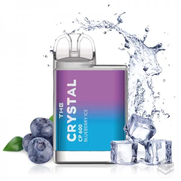 DISPOSABLE VAPE CRYSTAL BLUEBERRY ICE CP600 20MG 2ML