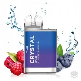VAPER DESECHABLE CRYSTAL BLUEBERRY RASPBERRY CP600 20MG 2ML