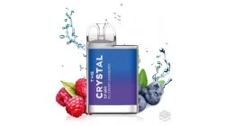 DISPOSABLE VAPE CRYSTAL BLUEBERRY RASPBERRY CP600 20MG 2ML