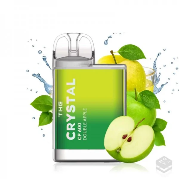 DISPOSABLE VAPE CRYSTAL DOUBLE APPLE CP600 20MG 2ML